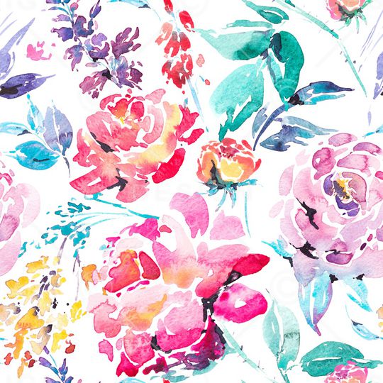 水彩印花华亿平台图片