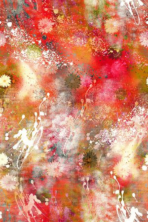 抽象男装印花华亿平台图片