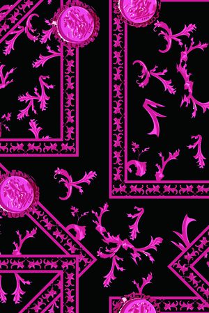 几何印花华亿平台图片