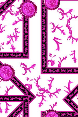 几何印花华亿平台图片