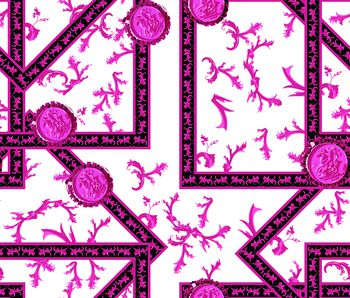 几何印花华亿平台图片