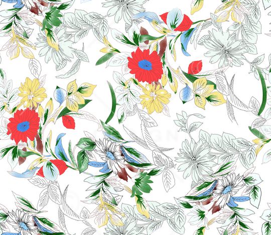 玫瑰花印花华亿平台图片