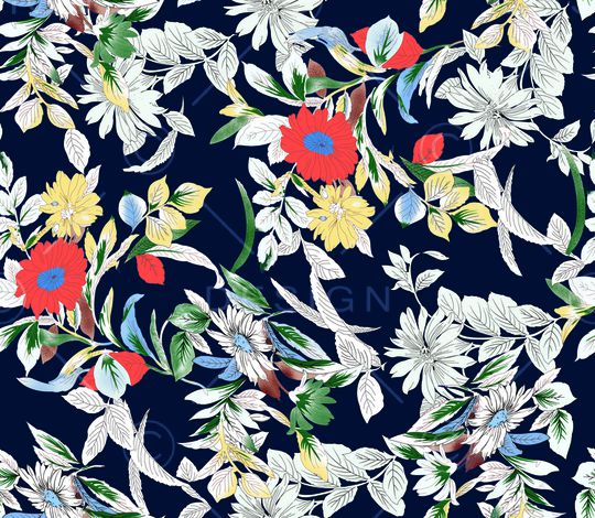 玫瑰花印花华亿平台图片