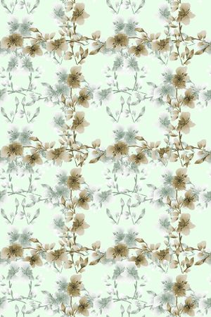 复古印花华亿平台图片