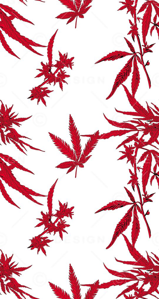 绿植树叶印花华亿平台图片