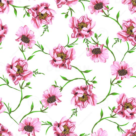 绿植树叶印花华亿平台图片