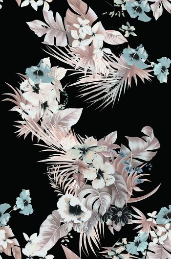 绿植树叶印花华亿平台图片