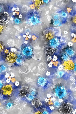 水彩印花华亿平台图片