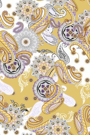 佩斯利印花华亿平台图片