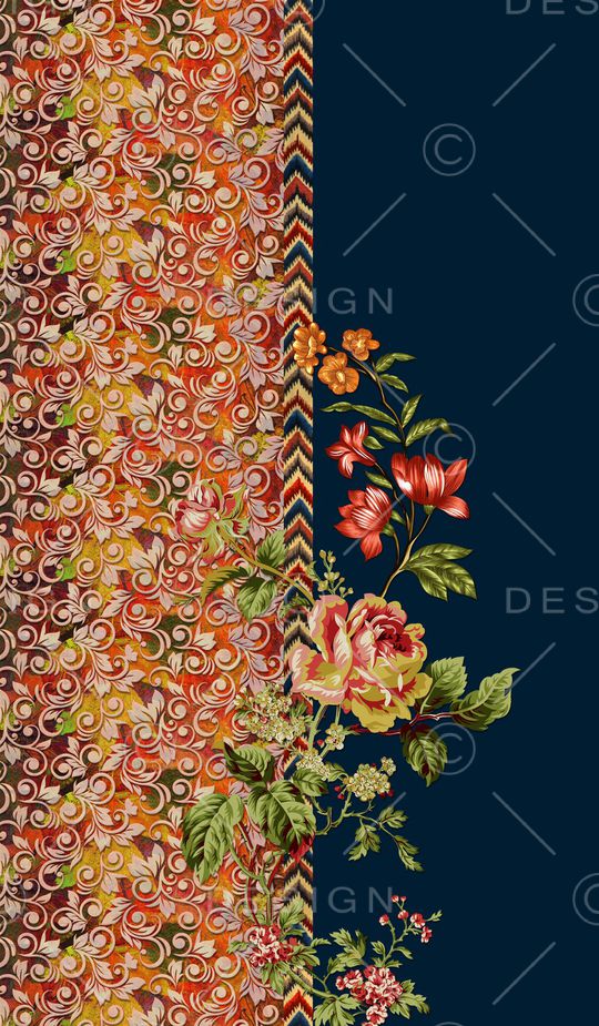 定位花印花华亿平台图片