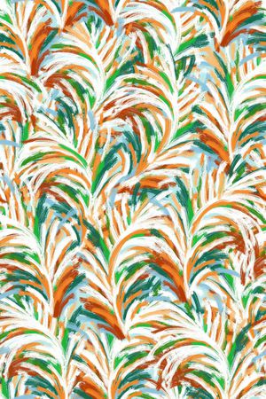 笔触印花华亿平台图片