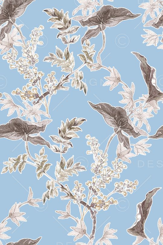 绿植树叶印花华亿平台图片