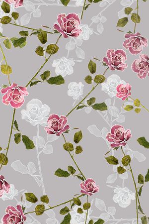 满版散花印花华亿平台图片