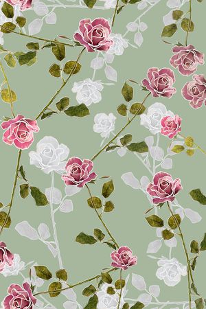 满版散花印花华亿平台图片