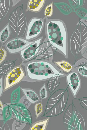 手绘线条笔触印花华亿平台图片