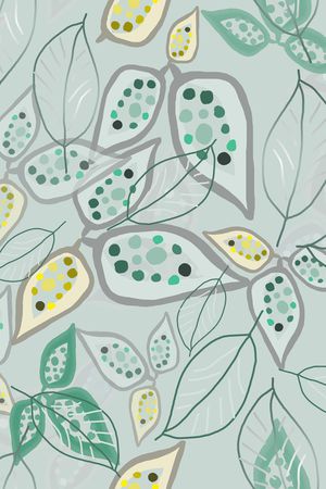 手绘线条笔触印花华亿平台图片