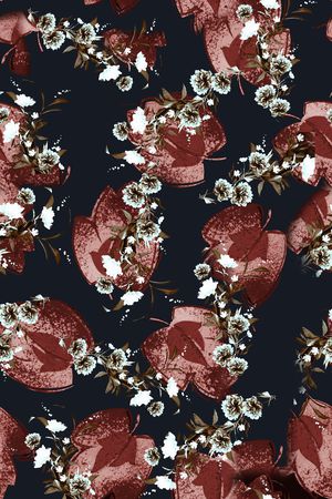 复古印花华亿平台图片