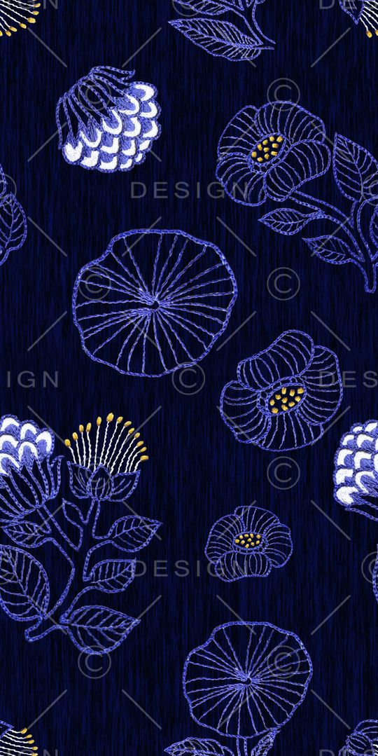 图案——花卉印花华亿平台图片