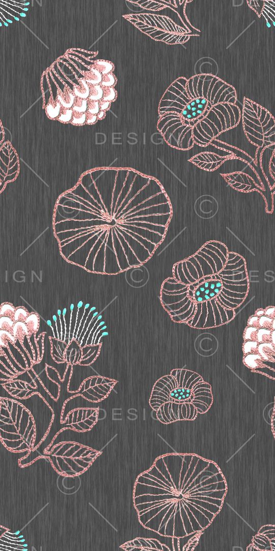 图案——花卉印花华亿平台图片