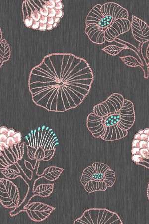 图案——花卉印花华亿平台图片