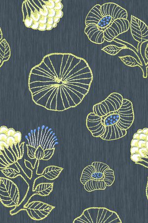 图案——花卉印花华亿平台图片