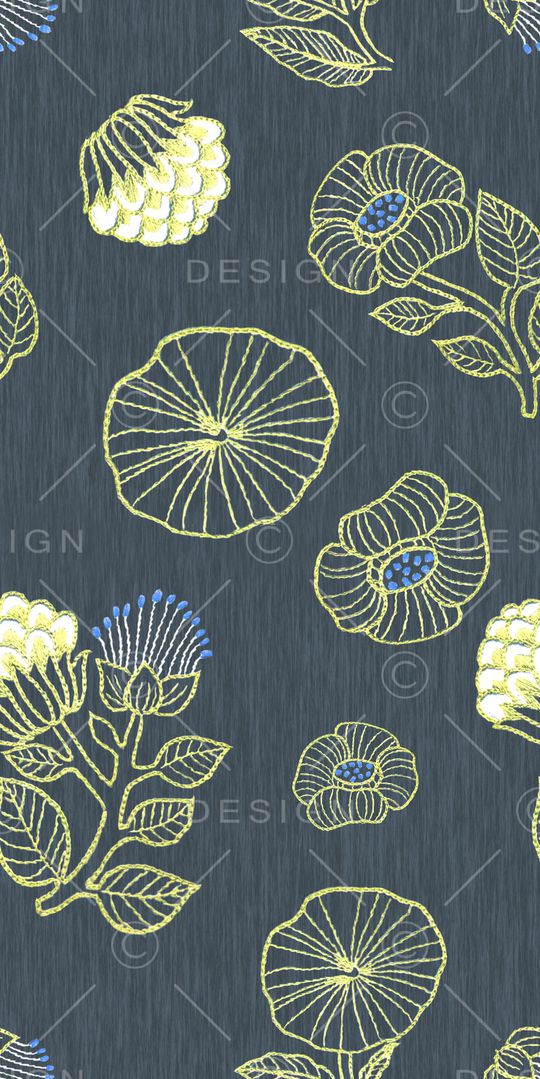 图案——花卉印花华亿平台图片