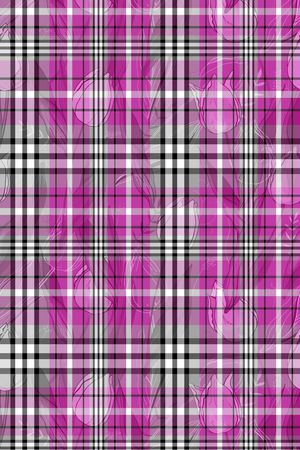 格子印花华亿平台图片