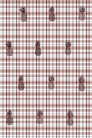 格子印花华亿平台图片