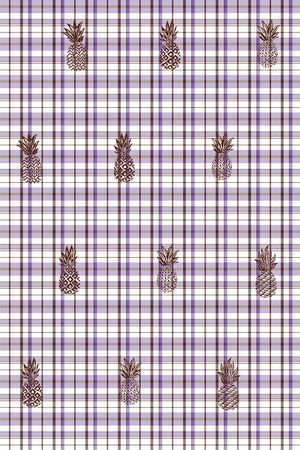 格子印花华亿平台图片