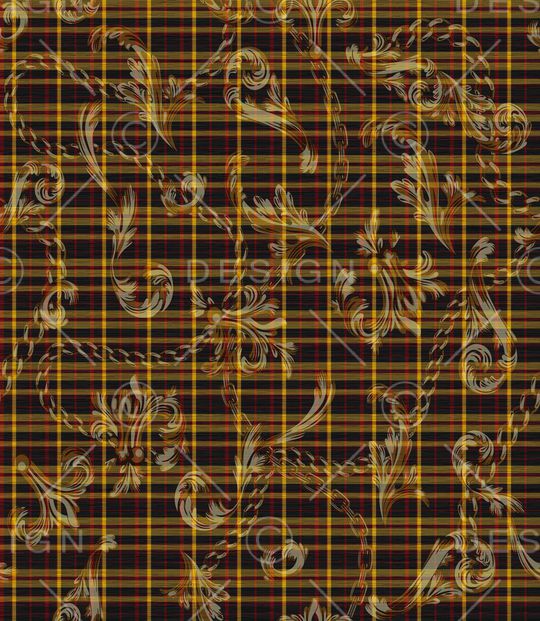 格子印花华亿平台图片