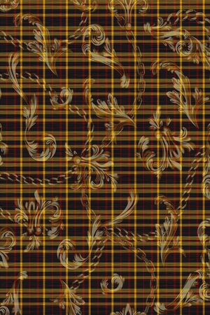 格子印花华亿平台图片