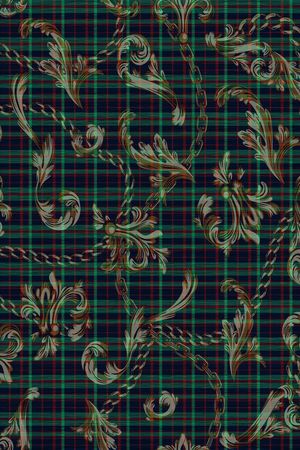 格子印花华亿平台图片