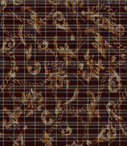 格子印花华亿平台图片