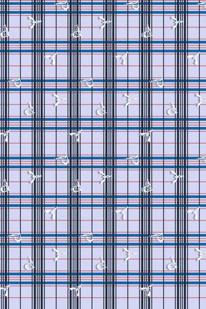 格子印花华亿平台图片