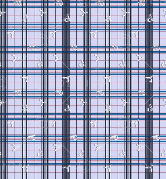格子印花华亿平台图片