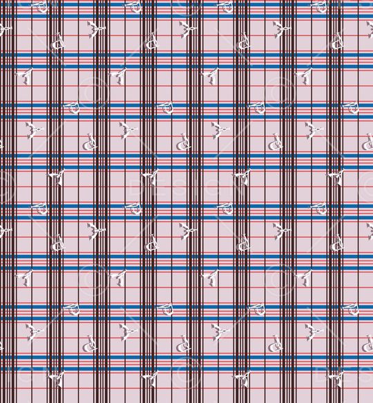 格子印花华亿平台图片