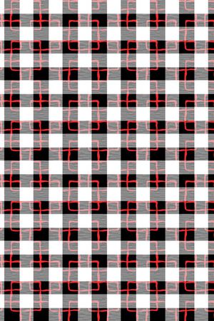 格子印花华亿平台图片