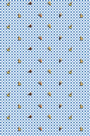 格子印花华亿平台图片