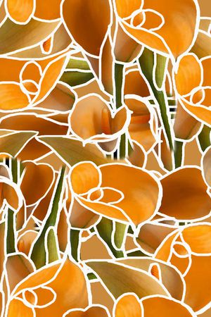 满版散花印花华亿平台图片