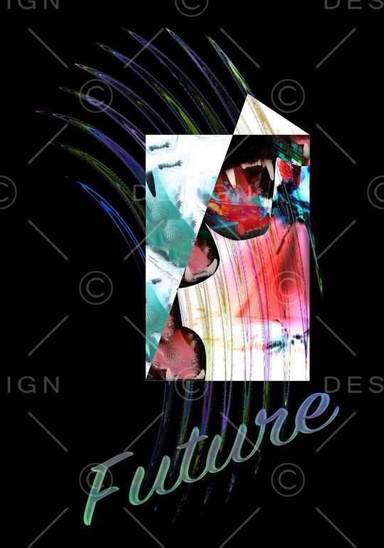 卡通动物印花华亿平台图片