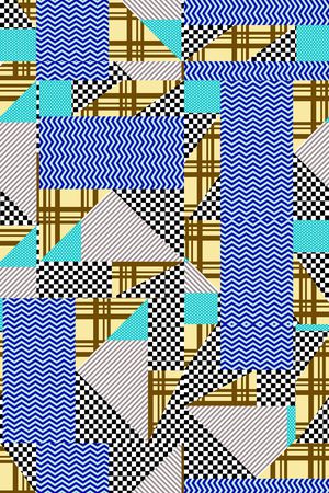 几何印花华亿平台图片