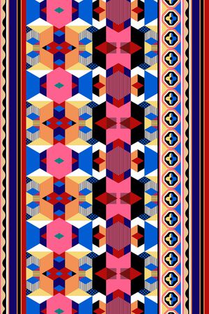 几何印花华亿平台图片