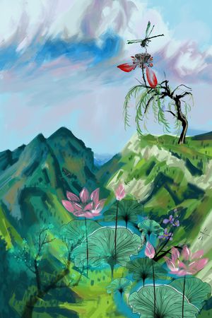 定位花印花华亿平台图片