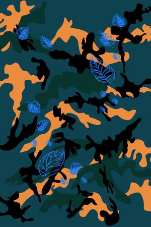 迷彩印花华亿平台图片