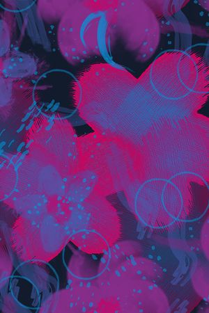 抽象印花华亿平台图片