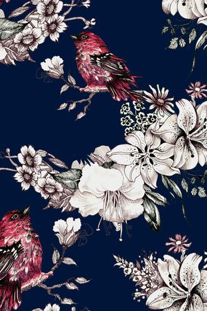 鸟印花华亿平台图片