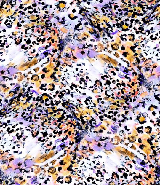 豹纹印花华亿平台图片