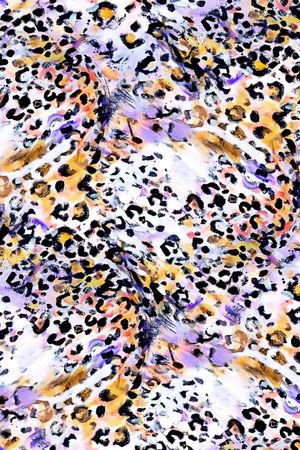 豹纹印花华亿平台图片