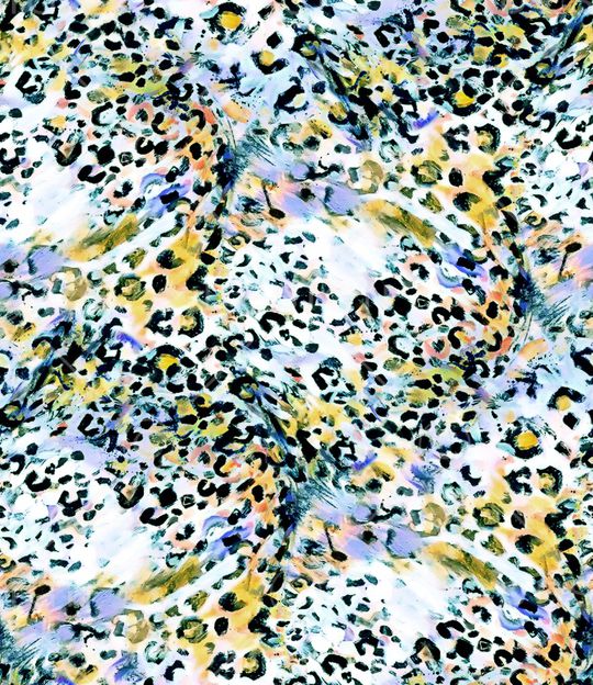 豹纹印花华亿平台图片