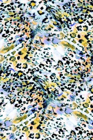 豹纹印花华亿平台图片